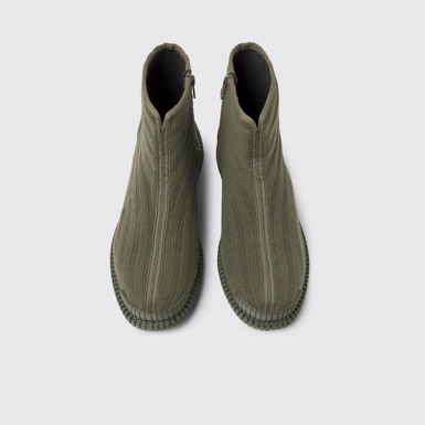 Overhead view of Pix TENCEL® Green TENCEL™ Lyocell ankle boots for women