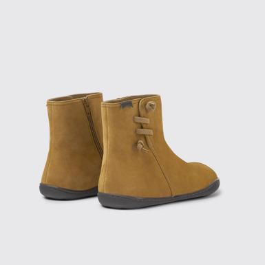 Peu Botines café claro de nobuk para mujer