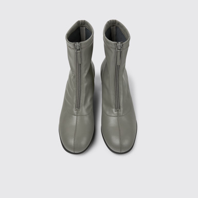 Katie Botines grises de tejido