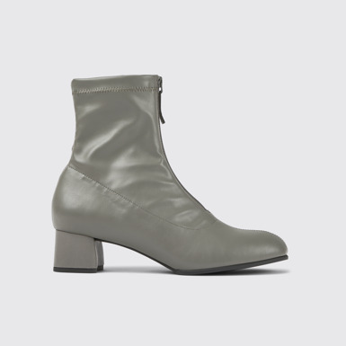 Katie Botines grises de tejido