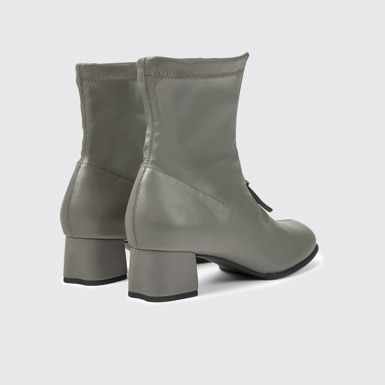 Back view of Katie Gray textile ankle boots