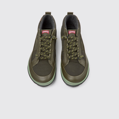 Overhead view of Peu Pista PrimaLoft® Green ankle boots for women