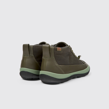 Back view of Peu Pista PrimaLoft® Green ankle boots for women