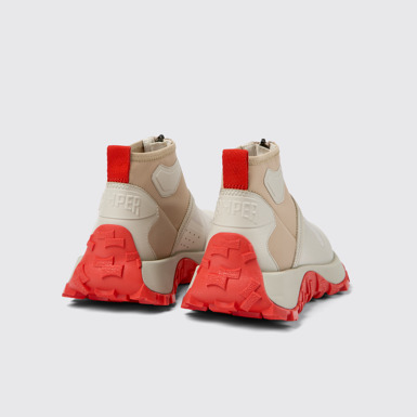 Back view of Drift Trail VIBRAM Multicolored recycled PET ankle boots for women