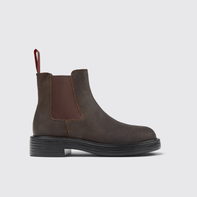 Dean Botines de nobuk marrón para mujer.