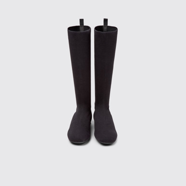 Casi Myra - TENCEL Botas altas de TENCEL™ Lyocell negro para mujer.
