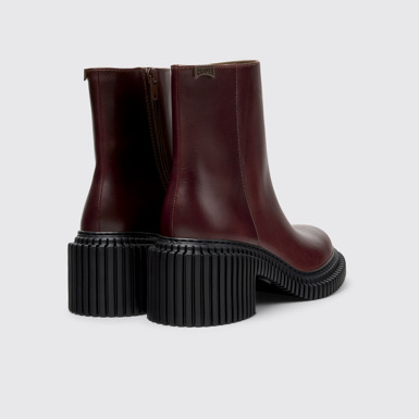 Pix London Stivali in pelle marrone Da donna.