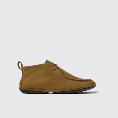 Right Nina Botines de nobuk marrón para mujer.