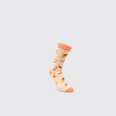 The sole of Summer Lounge Sox Multicolor Socks for Unisex