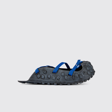 Side view of ADERERROR Dark grey shoe cover