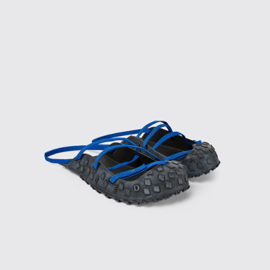 Front view of ADERERROR Dark grey shoe cover