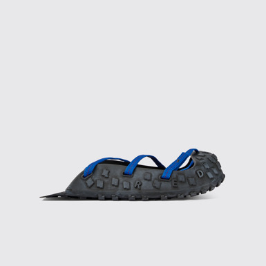 Side view of ADERERROR Dark grey shoe cover
