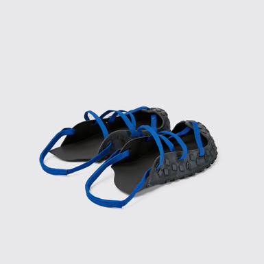 Back view of ADERERROR Dark grey shoe cover