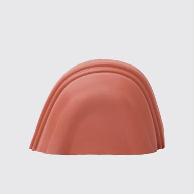 Side view of Junction Toe Caps Orange rubber toe caps