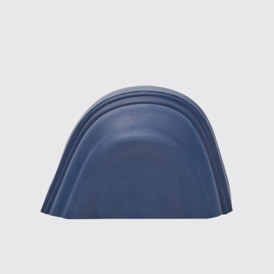 Side view of Junction Toe Caps Dark blue rubber toe caps
