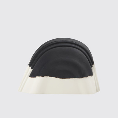 Junction Toe Caps Punteras de goma en blanco y negro