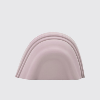 Side view of Junction Toe Caps Pink rubber toe caps