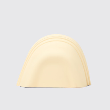 Side view of Junction Toe Caps Yellow rubber toe caps