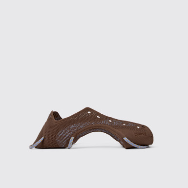 ROKU Shoe Uppers 2 tiges marron/bleu, pieds droit et gauche.