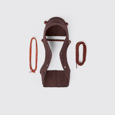 ROKU Shoe Uppers Empeines burdeos (x2) para el pie derecho e izquierdo.