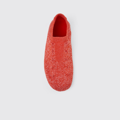 Overhead view of ROKU Inner Socks Red inner socks (x2) for your right and left shoes.