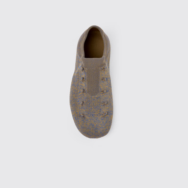 Overhead view of ROKU Inner Socks Brown inner socks (x2) for your right and left shoes.