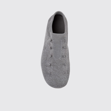 Overhead view of ROKU Innersocks Gray inner socks (x2) for your right and left shoes.