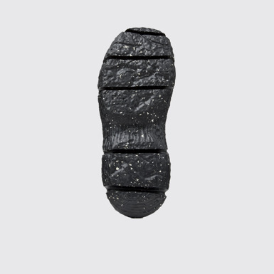 Overhead view of ROKU Outsoles Black outsoles (x2) for your right and left shoes.