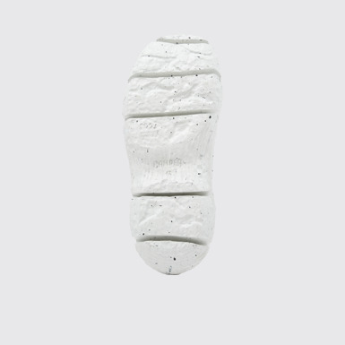 Overhead view of ROKU Outsoles White outsoles (x2) for your right and left shoes.