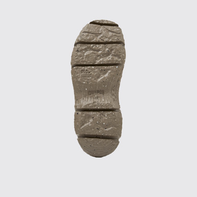 Overhead view of ROKU Outsoles Beige outsoles (x2) for your right and left shoes.