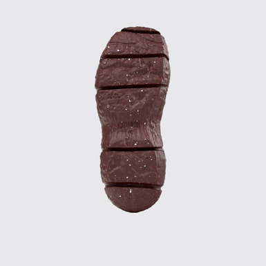 ROKU Outsoles 2 semelles extérieures bordeaux, pieds droit et gauche.