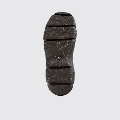 Overhead view of ROKU Outsoles Brown outsoles (x2) for your right and left shoes.