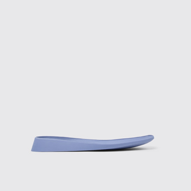 Side view of ROKU Footbeds Blue footbeds (x2) for your right and left shoes.