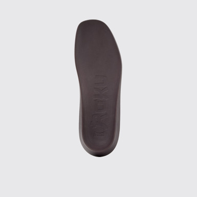 ROKU Footbeds 2 semelles intérieures bordeaux, pieds droit et gauche.