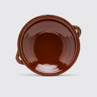 Side view of Greixonera Large glazed earthenware bowl from Ollería Ca’s Canonge
