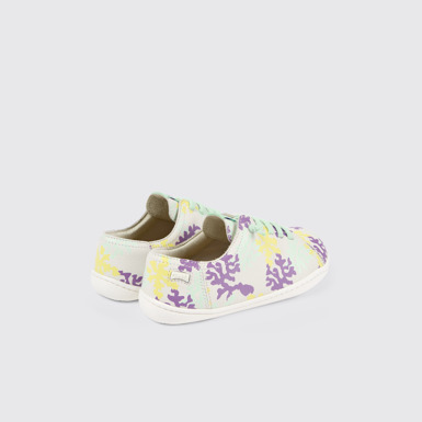 Back view of Twins Multicolored Leather Slip-on