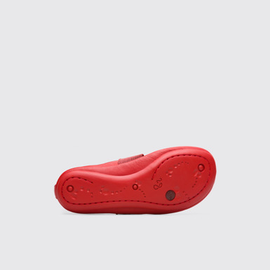The sole of Right Red Ballerinas for Kids