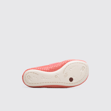 The sole of Right Pink Ballerinas for Kids