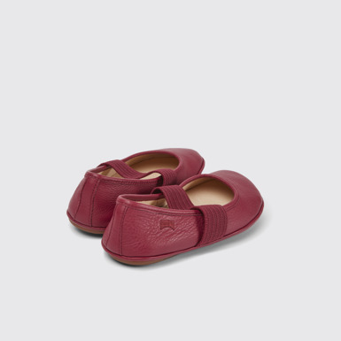 Back view of Right Pink ballerinas