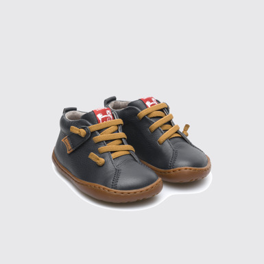 Front view of Peu Blue SMART CASUAL SHOES for Kids