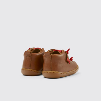 Back view of Peu Brown leather shoes