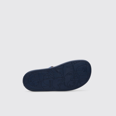 The sole of Bicho Blue open sandal for kids