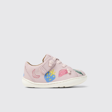 Twins Chaussures en cuir multicolores pour enfants.