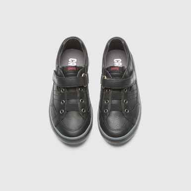 Overhead view of Pursuit Black Sneakers for Kids