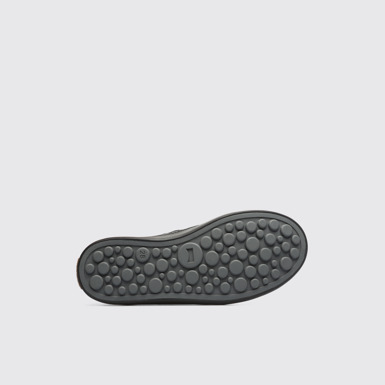 The sole of Pursuit Black Sneakers for Kids