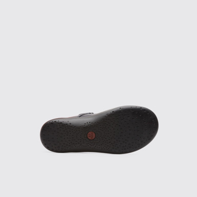 The sole of Spiral Comet Blue Ballerinas for Kids