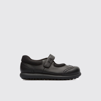 Side view of Pelotas Black Sneakers for Kids