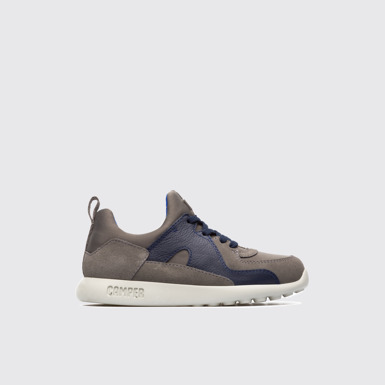 Side view of Driftie Grey Sneakers for Kids