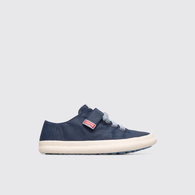 Side view of Pursuit Blue Sneakers for Kids