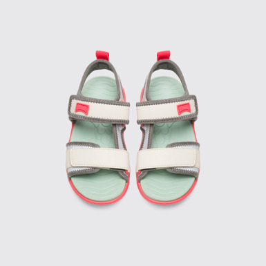 Overhead view of Wous Multicolor Sandals for Kids